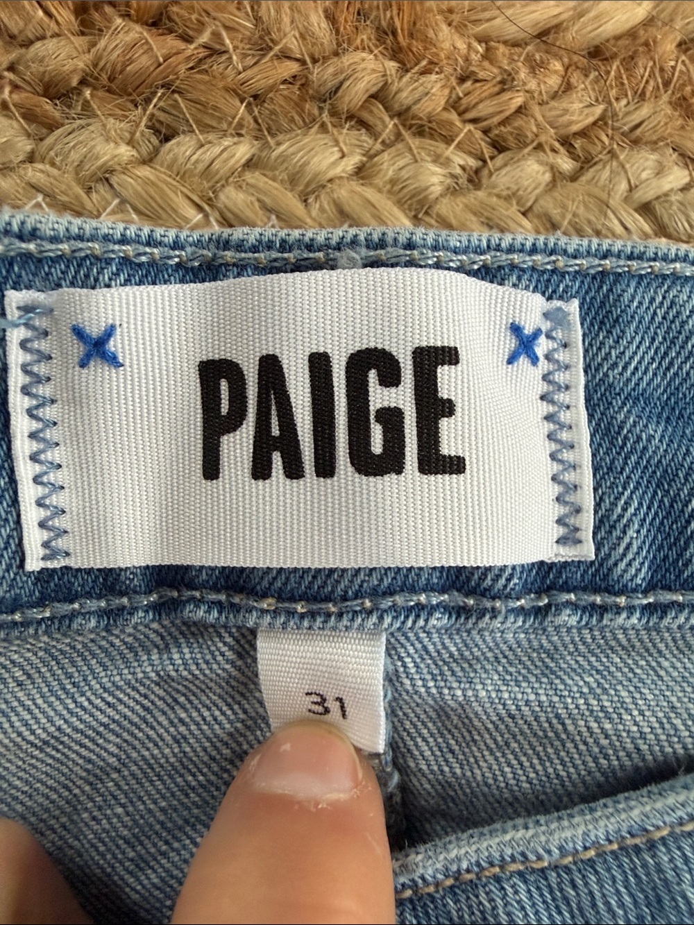 PAIGE Sarah Straight Ankle Denim Jeans - Picture 3 of 4
